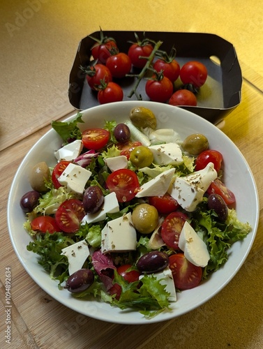 salad with feta cheese