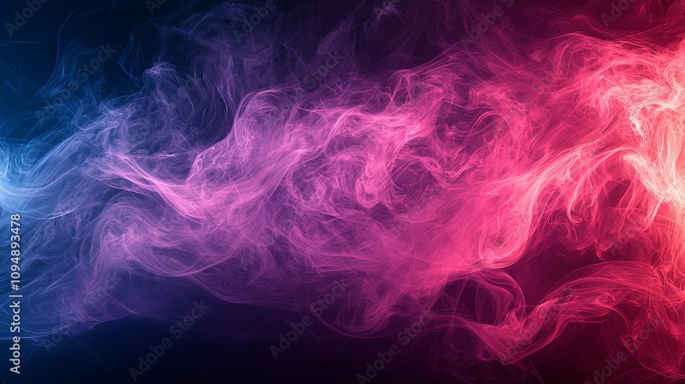 This stunning image combines vivid red and blue smoke swirls against a dark background, highlighting the beautiful contrast and energy of these powerful hues. This stunning image combines vivid red and blue smoke swirls against a dark background, highlighting the beautiful contrast and energy of these powerful hues.