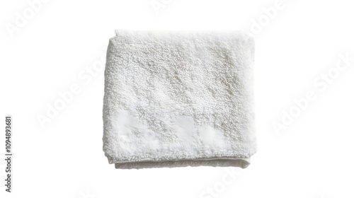 White Folded Towel Photo