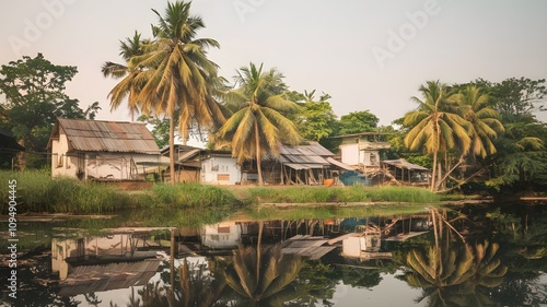 Bangladeshi village 