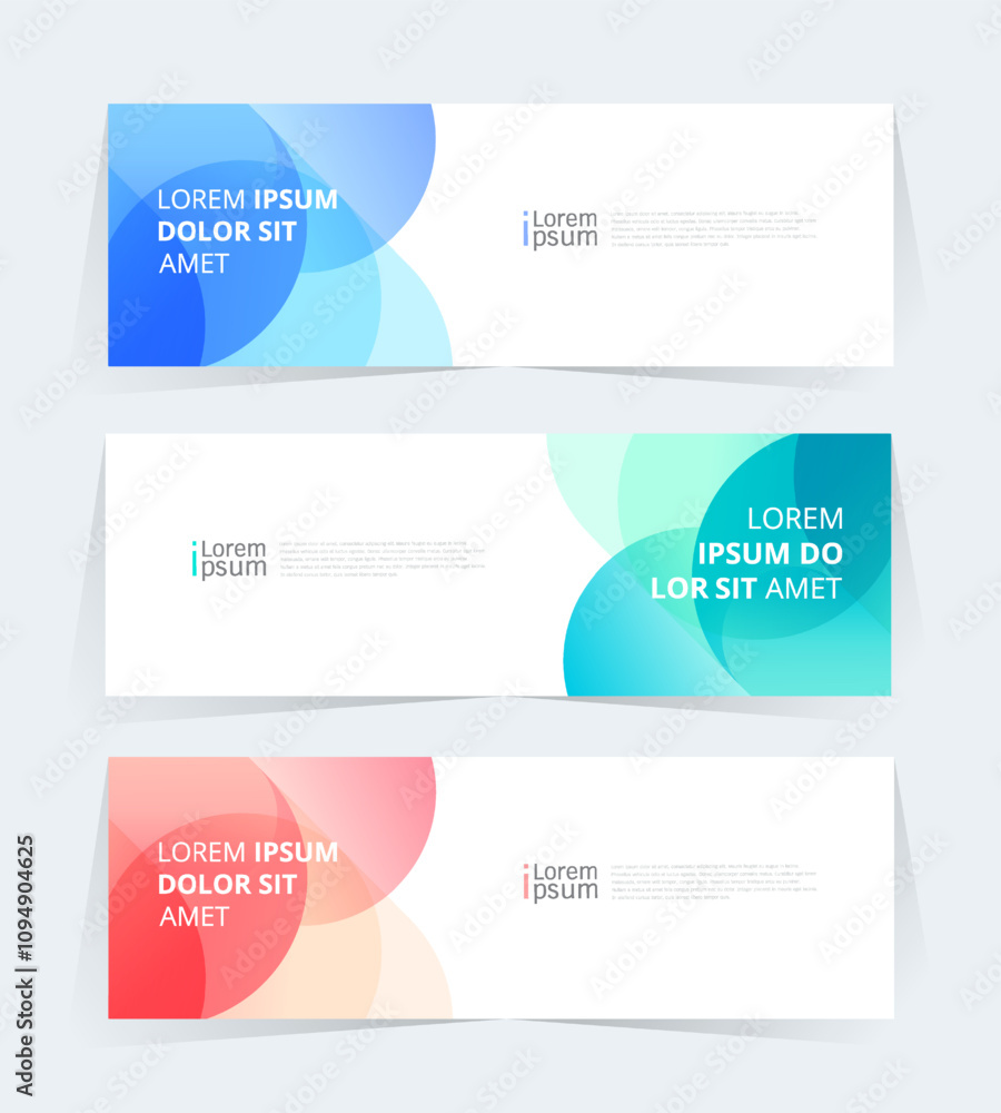 Geometric banner design with Vector presentation template. Geometric banner design with Vector presentation template.