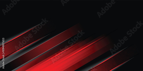 Horizontal light beams, glowing red line of light, flash of red horizontal glare,