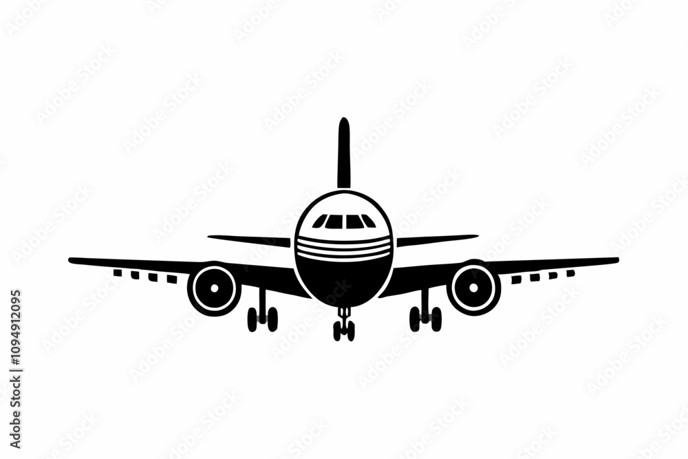Sleek Airplane Vector Design with Realistic Details and Minimalist Style
Sleek Airplane Vector Design with Realistic Details and Minimalist Style