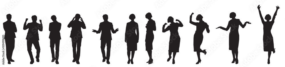 silhouette of a business person silhouette of a business person