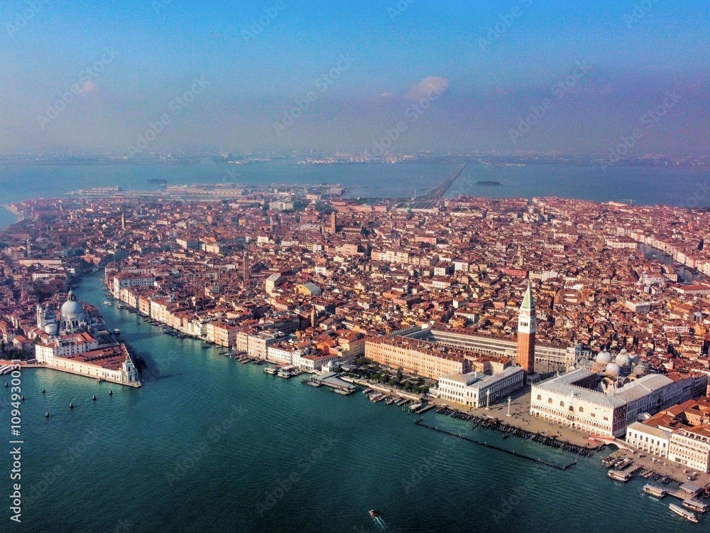 The panorama view of Venice, Italy The panorama view of Venice, Italy
