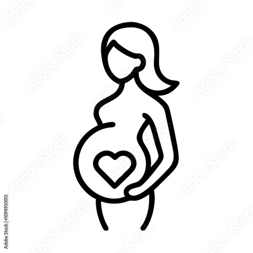Pregnant Woman Icon