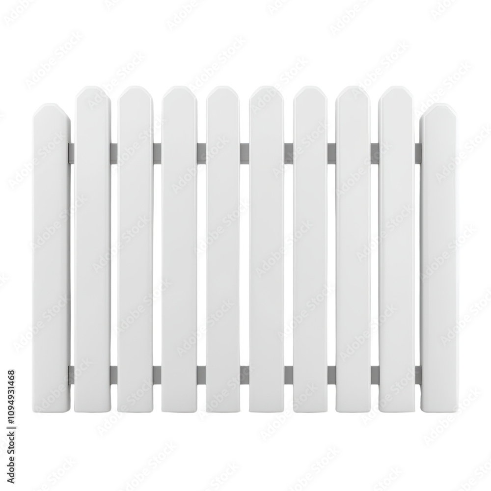 Simple white picket fence design Simple white picket fence design