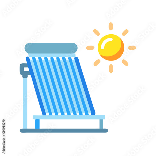 Solar Water Heater Icon