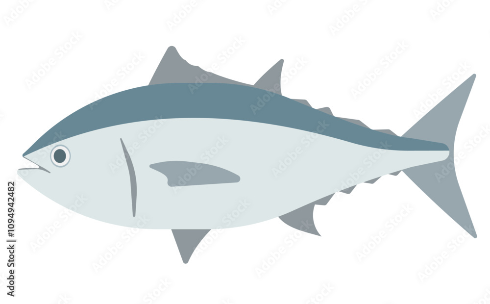 シンプルなマグロのイラスト シンプルなマグロのイラスト
