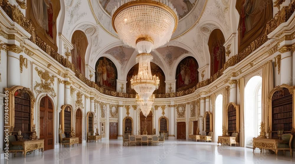 Obraz premium Ornate Palace Interior
