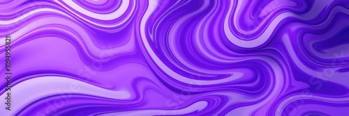 Purple and white swirling shapes create a hypnotic wavy effect, white, artistic