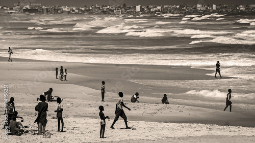 Au bord de l'océan à Dakar au Sénégal photo