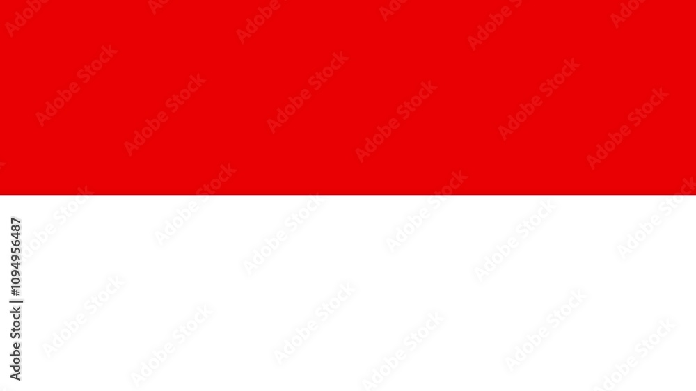 インドネシアの国旗が砂状に現れます。背景はアルファチャンネル(透明)です。 インドネシアの国旗が砂状に現れます。背景はアルファチャンネル(透明)です。