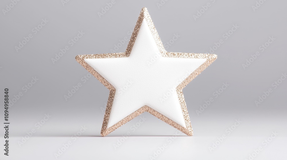 Obraz premium Create a festive atmosphere with a sparkling christmas home decoration icon in your living space