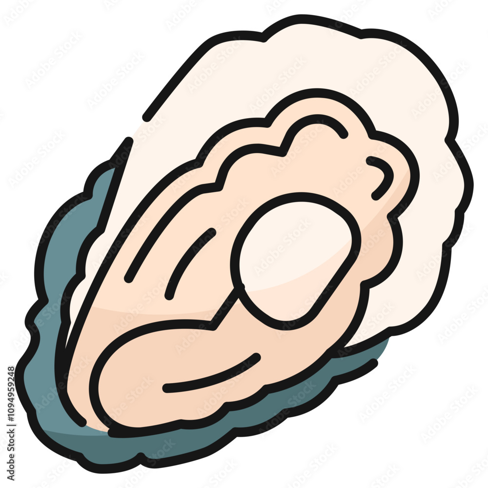 Nutrition Pack Icon,Oyster Filled line Icon Nutrition Pack Icon,Oyster Filled line Icon