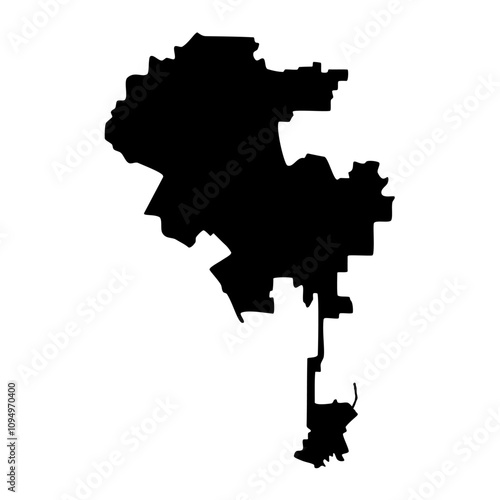 Map los angeles USA. Vector image