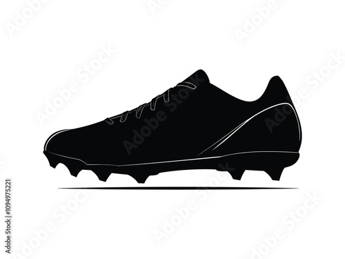 Football Cleats Silhouettes – Trendy Sports Design for Creative Projects