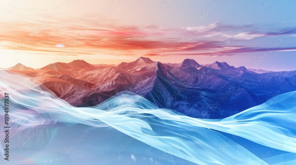 Exploring algorithmic data landscape infinite recursive design patterns in soft gradient technological colors Exploring algorithmic data landscape infinite recursive design patterns in soft gradient technological colors