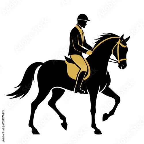 horse silhouette vector