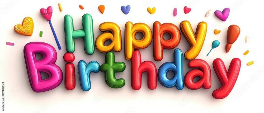 Festive action of celebrating a birthday with a colorful happy birthday banner party location digital art cheerful atmosphere upbeat viewpoint joyful concept for seo impact Festive action of celebrating a birthday with a colorful happy birthday banner party location digital art cheerful atmosphere upbeat viewpoint joyful concept for seo impact