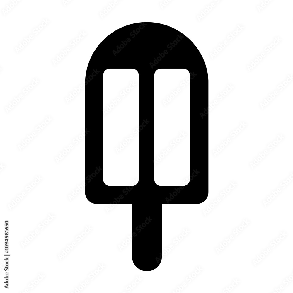 Ice cream icon. Vector image Ice cream icon. Vector image