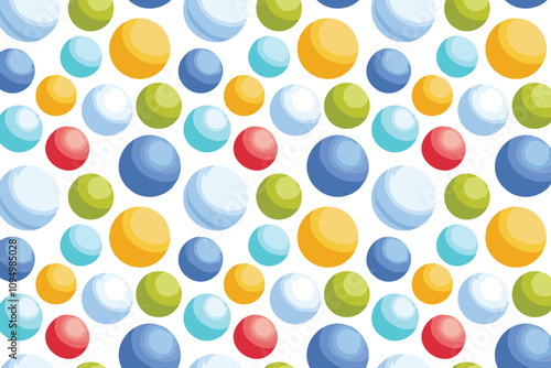 Pastel colored soft balls background. Colorful balls background for kids zone or children's playroom