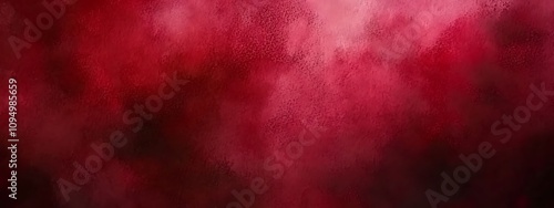  Abstract red watercolor background with dark grunge texture and smoke , distressed vintage. dark maroon background, dark crimson texture, banner 