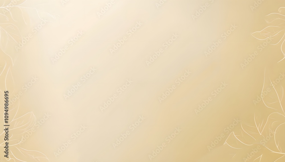 Clean and Minimalist Background with Beige to Gold Gradient and Abstract Details Clean and Minimalist Background with Beige to Gold Gradient and Abstract Details