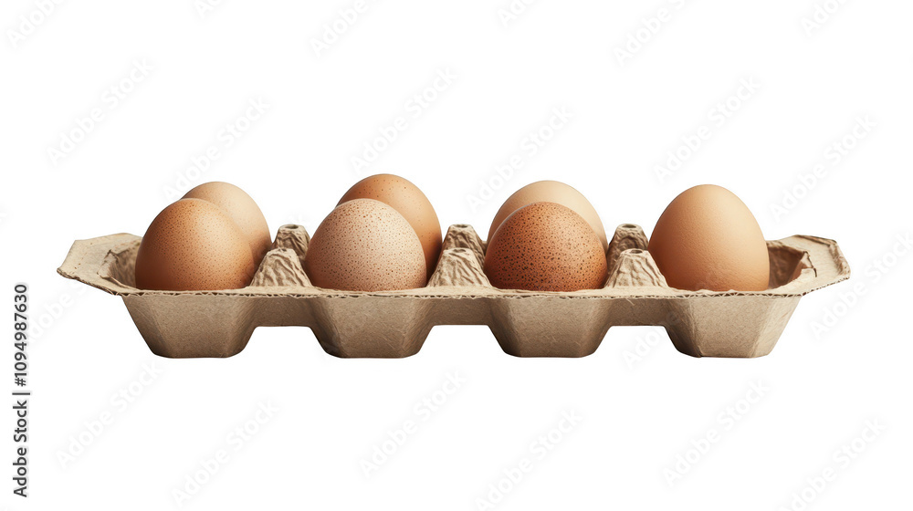 Dozen farm fresh eggs securely packaged in cardboard carton, wholesome and nutritious start Dozen farm fresh eggs securely packaged in cardboard carton, wholesome and nutritious start