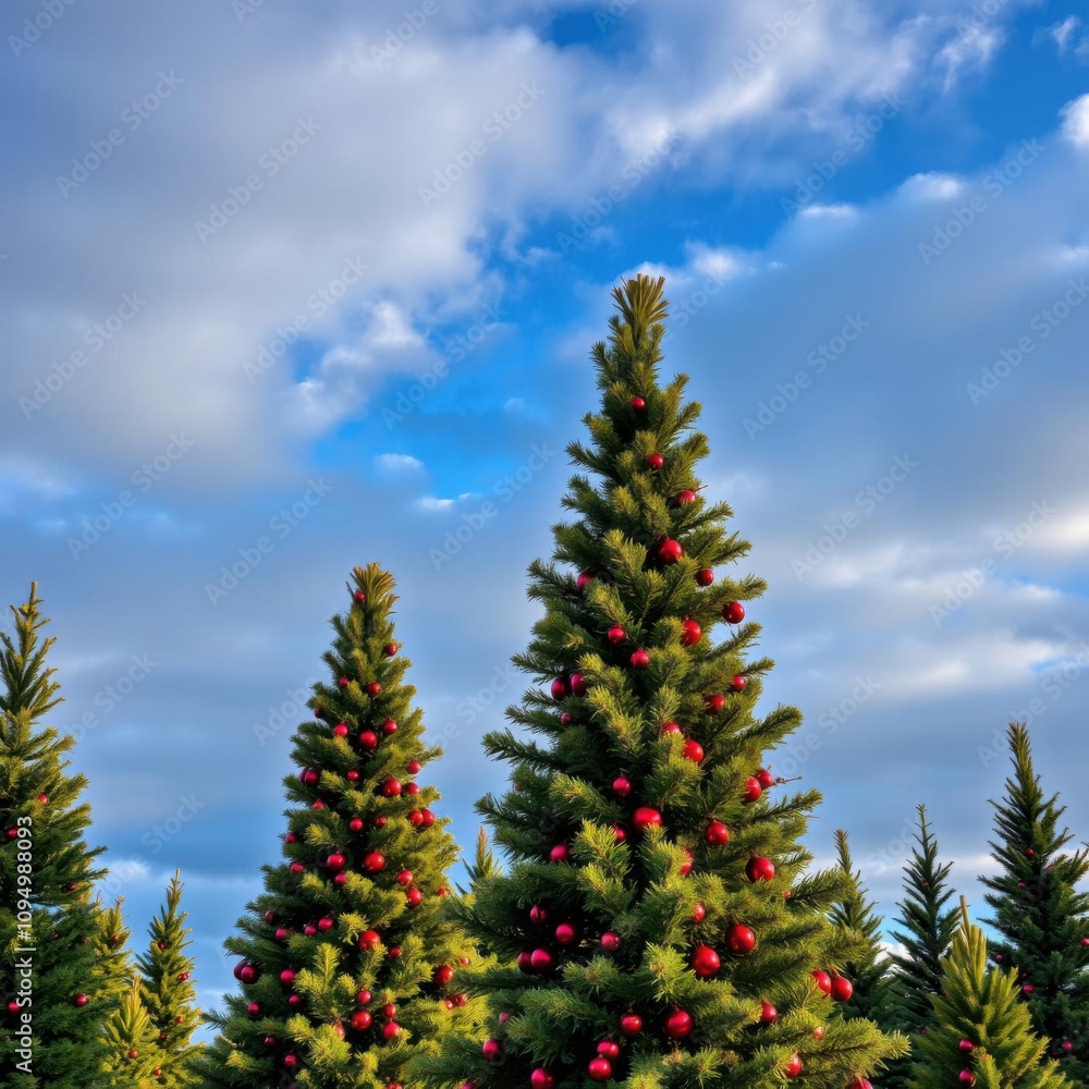 Christmas trees seamless pattern christmas tree holiday winter festive celebration Christmas trees seamless pattern christmas tree holiday winter festive celebration