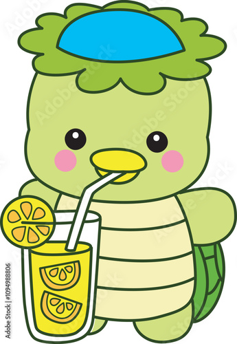 Kawaii japanese mythology Kappa sticker cute.
Cute kappa mascot ghost japanese.