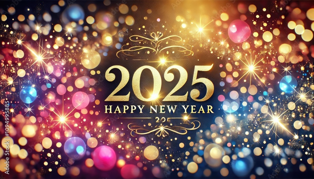 Happy New Year 2025: Bokeh Bliss Happy New Year 2025: Bokeh Bliss
