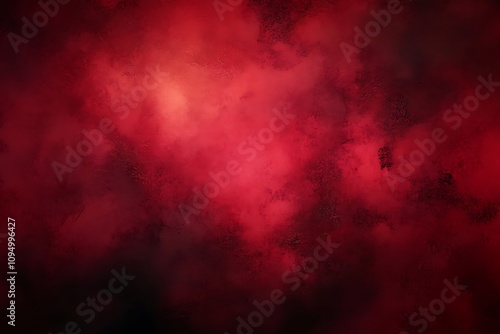  Abstract red watercolor background with dark grunge texture and smoke , distressed vintage. dark maroon background, dark crimson texture, banner 