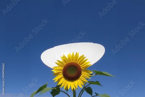 Sunmetal Sunflower Large parabolic dish shaped like a sunflower photo