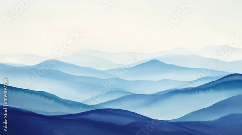 Plain watercolor background of large washes in neutral colors for graphic design or wallpaper.