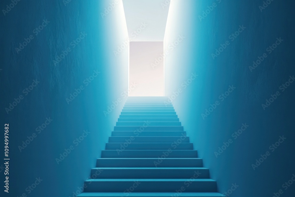 Bright Staircase Leading to Light Bright Staircase Leading to Light