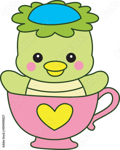 Kawaii japanese mythology Kappa sticker cute.
Cute kappa mascot ghost japanese.
