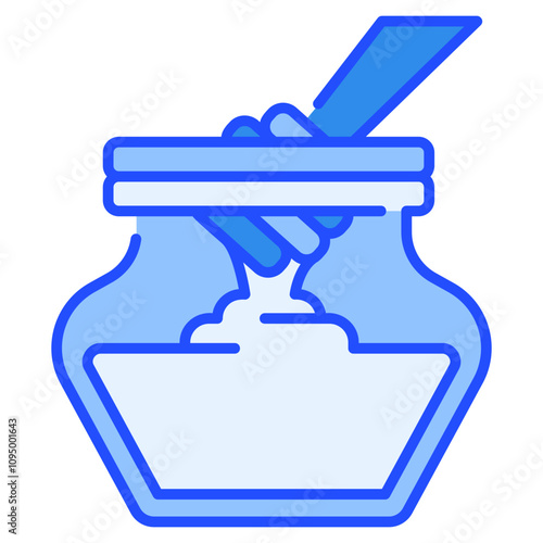 Nutrition Pack Icon,Honey Blue Color Icon