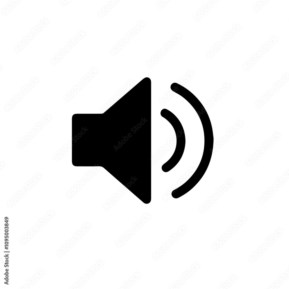 speaker icon isolated on white background icon speaker icon isolated on white background icon