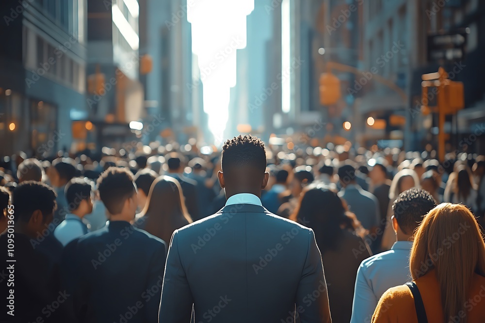 Anonymous Corporate Crowd Blurry City Street Life Anonymous Corporate Crowd Blurry City Street Life