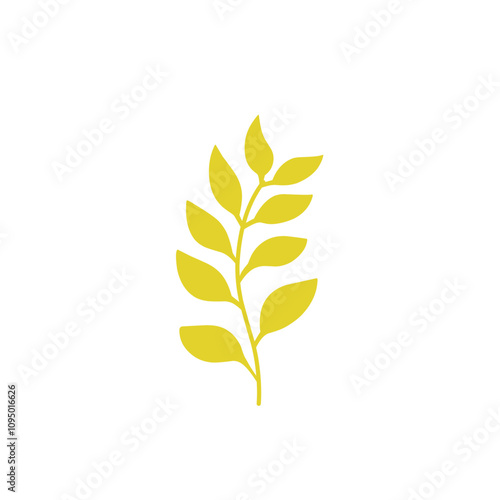 yellow leaf branch