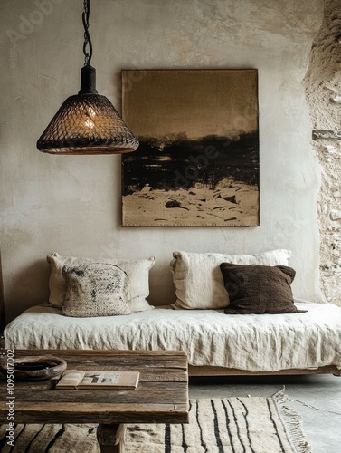 Rustic Bedroom Interior Des...
