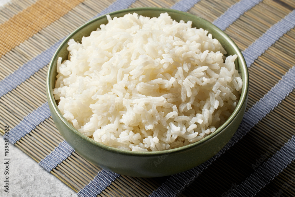 bowl of boiled rice bowl of boiled rice