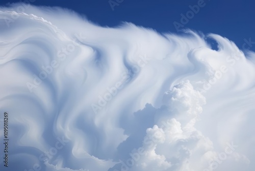 Kelvin Helmholtz Clouds Cloud formations that resemble breaking photo