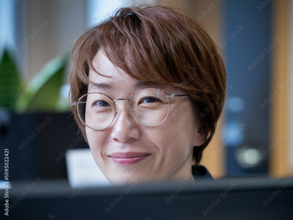 Woman working computer. Focused female professional using a computer; image conveys intelligence and diligence. Woman working computer. Focused female professional using a computer; image conveys intelligence and diligence.