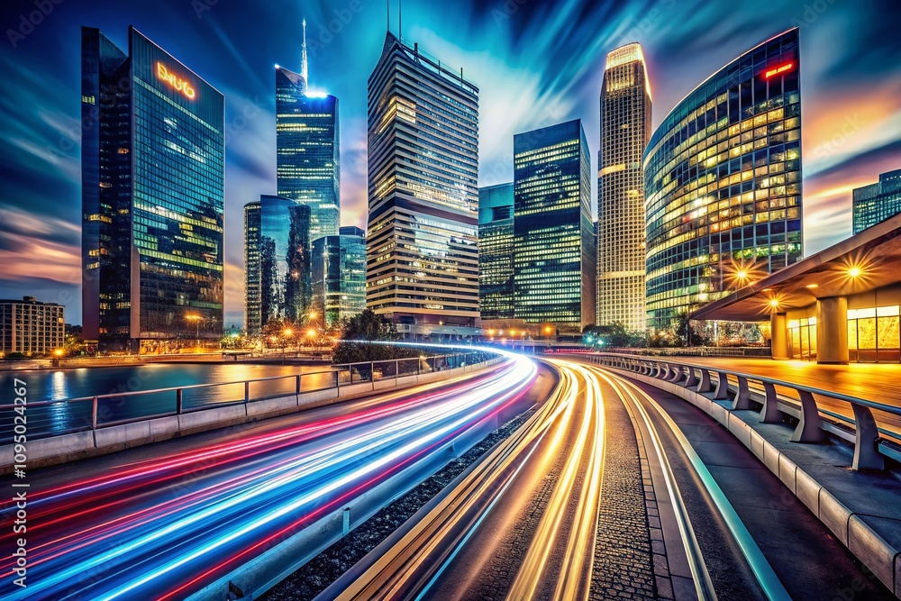 Long Exposure of Urban Night Scene with Chase Sapphire Preferred Credit Card Concept, Highlighting Financial Freedom and Luxury Lifestyle with Vibrant City Lights Long Exposure of Urban Night Scene with Chase Sapphire Preferred Credit Card Concept, Highlighting Financial Freedom and Luxury Lifestyle with Vibrant City Lights