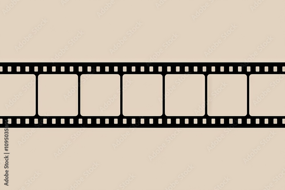 Film strip frames. Blank movie film reel; nostalgic memories, cinematic moments, storytelling. Film strip frames. Blank movie film reel; nostalgic memories, cinematic moments, storytelling.