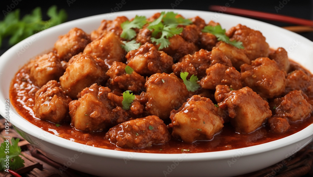 Chinese Food Spicy Chicken Manchurian Gravy Chinese Food Spicy Chicken Manchurian Gravy