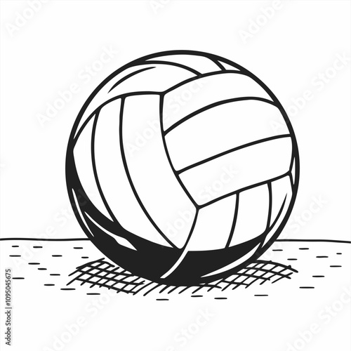 voleyball silhouettes