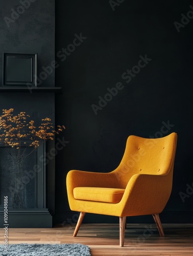 Mustard Yellow Armchair in ...